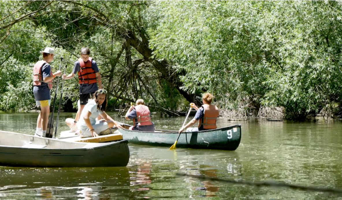 Youth Retreat Boating