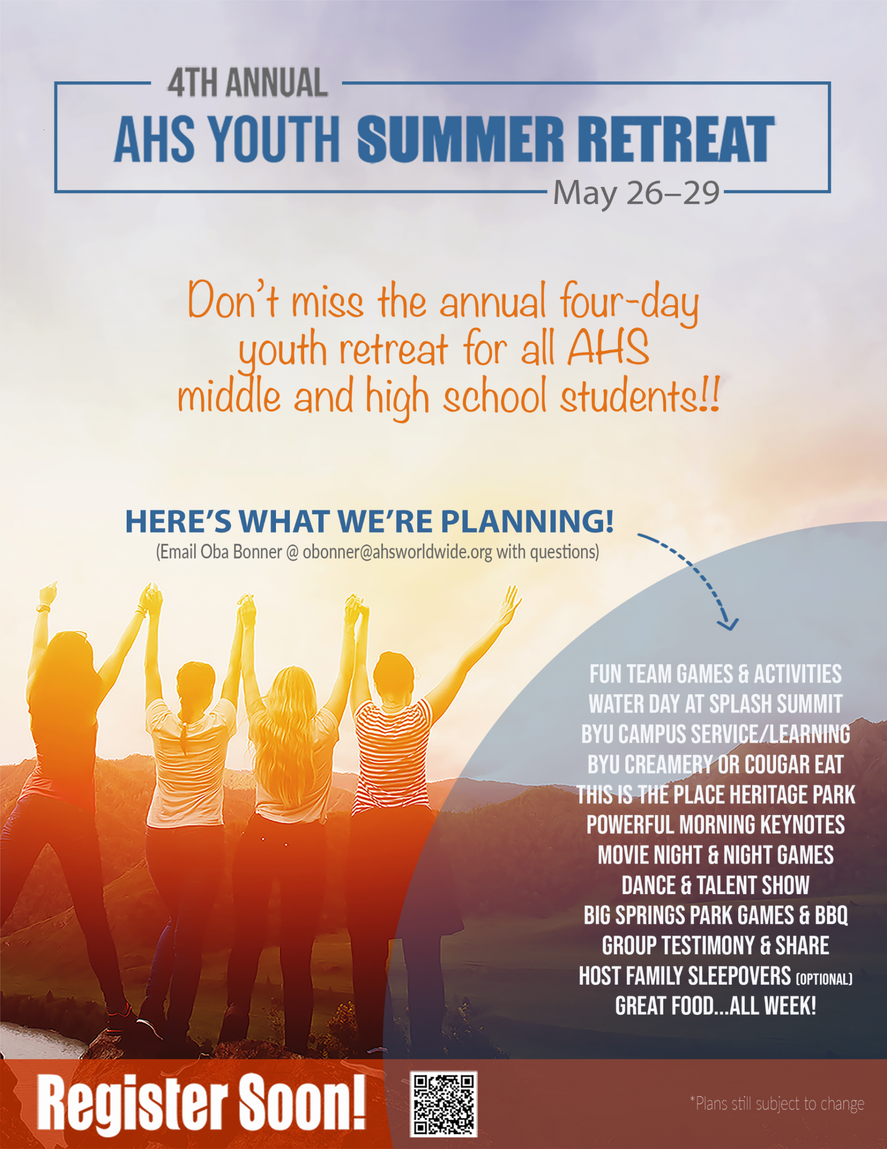Youth Retreat Flyer
